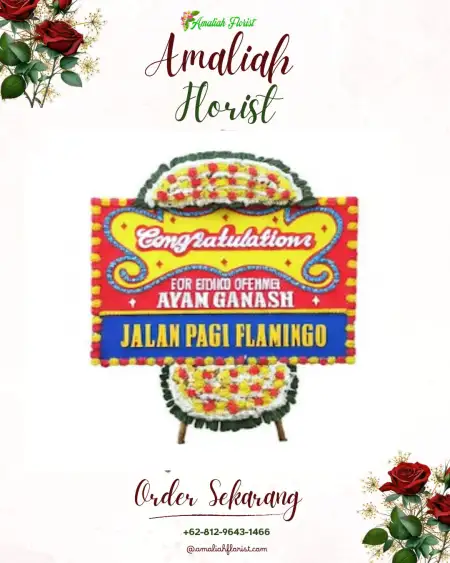 Sewa Papan Bunga Puncak Jaya